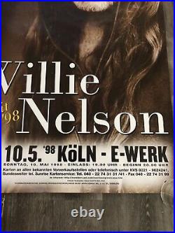 Willie Nelson 1998 Original Rare Spirit Concert Tour Poster