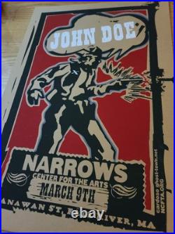 X John Doe Concert Poster Narrows MA 2003 by Pete Cardoso