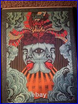 Yeah Yeah Yeahs OFFICIAL Atlanta Concert Poster Shaky Knees Festival AUTHENTIC