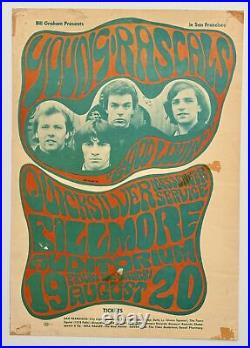 Young Rascals Concert Poster San Francisco 1966 BG-24 Original