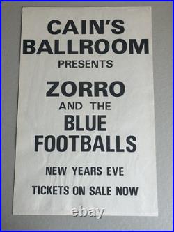 Zorro Concert Poster Tulsa OK 1970's Zorro Concert Poster Tulsa OK 1970's